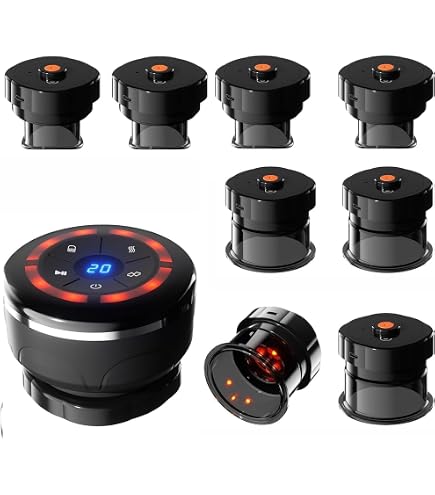 Amazon.co.jp: カッピング 電動 スマート真空カッピングマッサージャー
